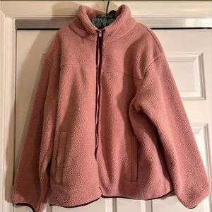 GAP Soft Pink Teddy Jacket